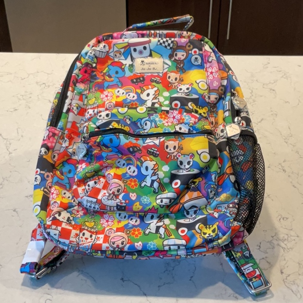 Ju-Ju-Be & Tokidoki Colorful Kids Backpack new no tags